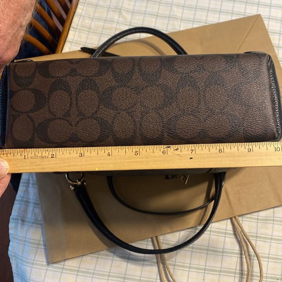 Coach purse, signature Kacey Satchel lightly used - Picture 7 of 8